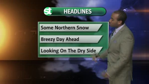 Afternoon forecast: Cold and breezy