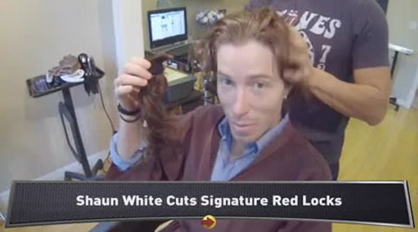 Shaun White cuts hair for charity