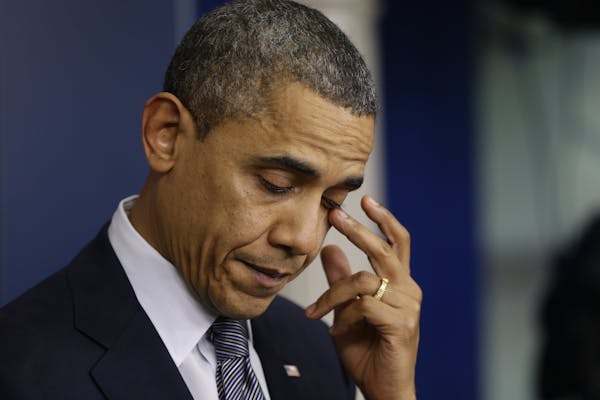 Obama describes 'overwhelming grief'