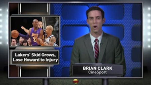 Lakers fall again; Dwight Howard injured