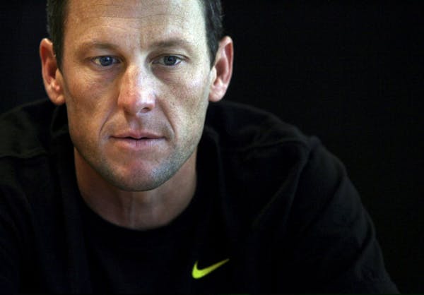Lance Armstrong calm, relaxed
