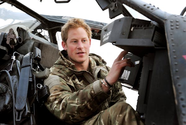 Prince Harry returning from Afghanistan