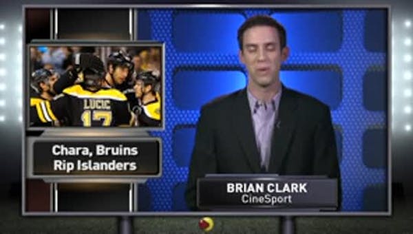 Bruins double up Islanders