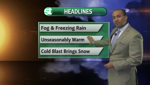 Morning forecast: Fog and drizzle