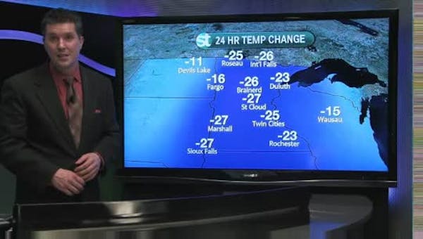 Evening forecast: Scattered flurries, single-digit cold coming