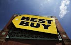 Best Buy signage Thursday, June 7, 2012, in Richfield, MN for an upcoming story.