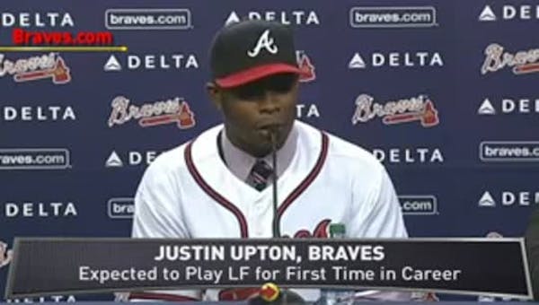Atlanta Braves introduce Justin Upton