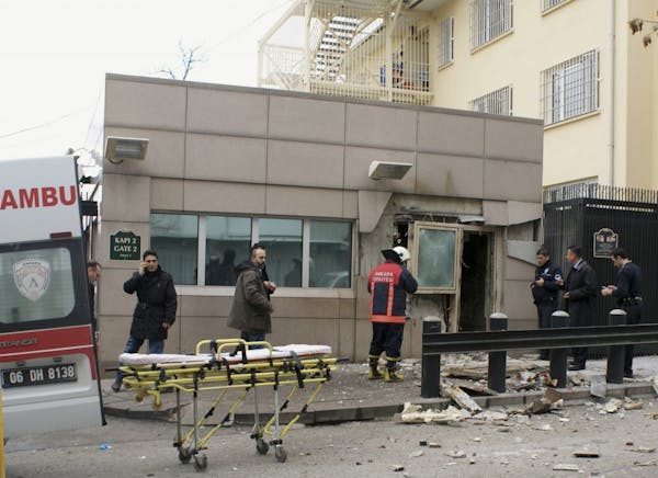 Suicide bomber hits U.S. Embassy in Turkey