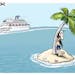 Steve Sack cartoon for Feb. 14, 2013. Topic: Passengers stranded on Carnival Cruise.
