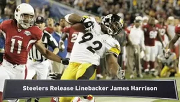 Steelers cut Harrison