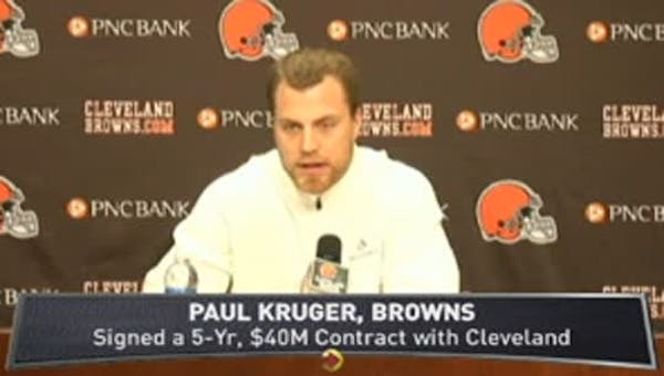 Browns Introduce Paul Kruger