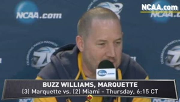 Buzz Williams on Marquette vs. Miami