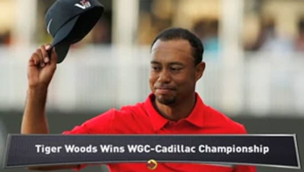 Tiger wins WGC-Cadillac Championship