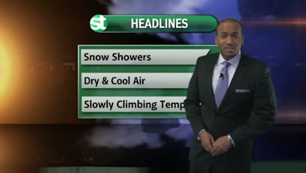 Morning forecast: Cool, cloudy, chance of flurries