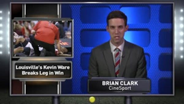 Louisville's Kevin Ware breaks leg