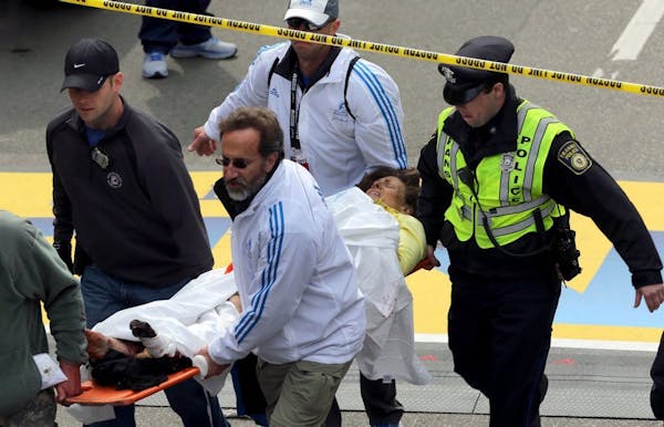2 blasts rock Boston Marathon