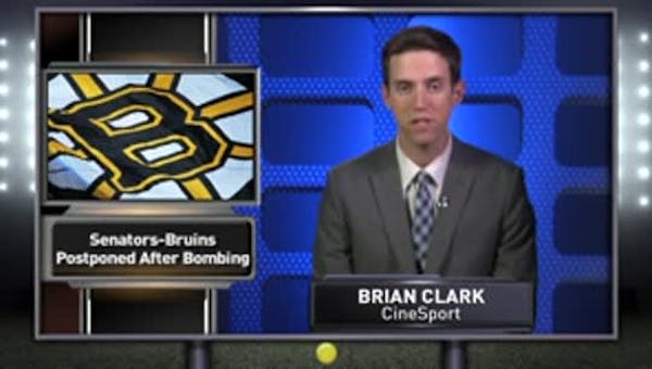 Bruins' game postponed after bombing