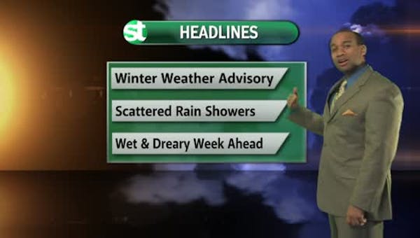 Afternoon forecast: April showers