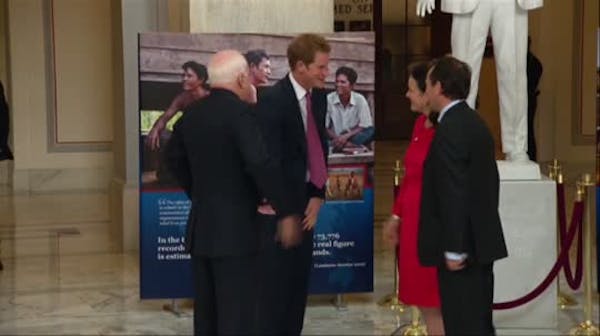 Prince Harry visits U.S. Capitol