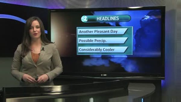 Afternoon forecast: Another pleasant day