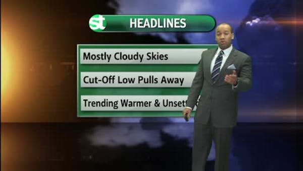 Afternoon forecast: Temperatures on the rise