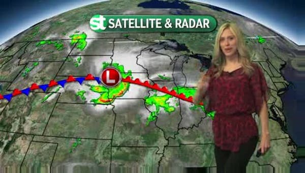 Afternoon forecast: Dreary, showers possible