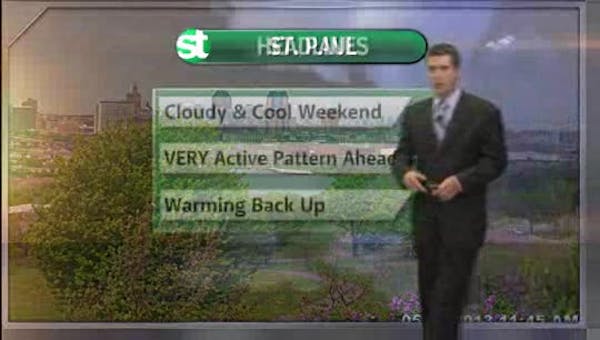 Afternoon forecast: Gray skies today, Sunday