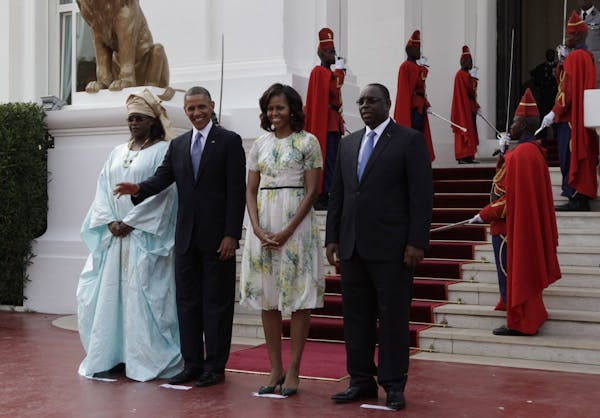 Senegal's president welcomes Obama