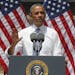 President Barack Obama speaks about climate change, Tuesday, June 25, 2013, at Georgetown University in Washington. The president is proposing sweepin