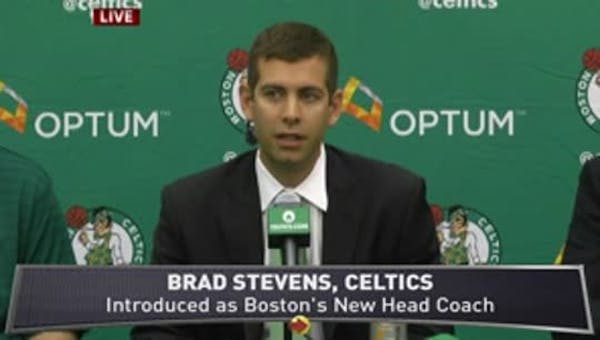 Boston Celtics Introduce Brad Stevens