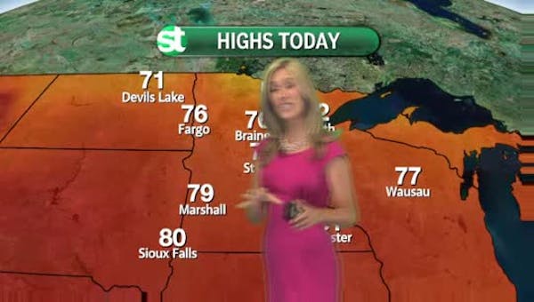 Morning forecast: Mix of sun, T-storms