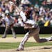 Minnesota Twins starting pitcher Samuel Deduno throws against the Seattle Mariners in the sixth inning of a baseball game, Saturday, July 27, 2013, in