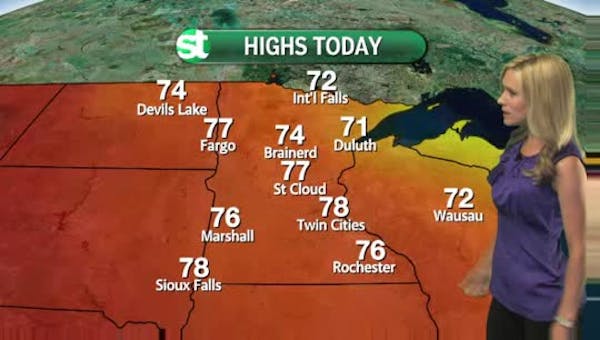 Morning forecast: Sunny, more comfortable