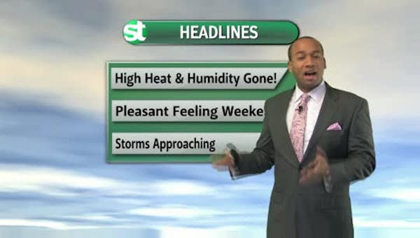 Morning forecast: Increasing clouds, more comfortable