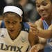 The Minnesota Lynx easily defeated the Atlanta Dream 94-72 in an WNBA game Tuesday night, July 9, 2013 at Target Center in Minneapolis, Minn. The Lynx