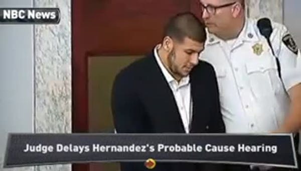 Aaron Hernandez appears in court