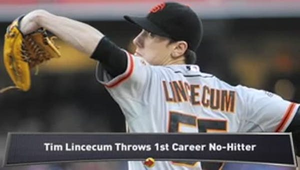 Giants' Lincecum talks about first no-hitter
