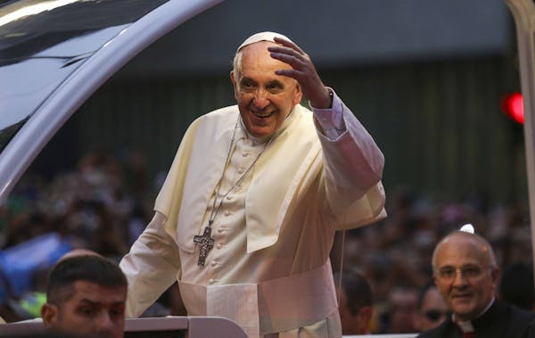 Crowds mob Pope on first international trip