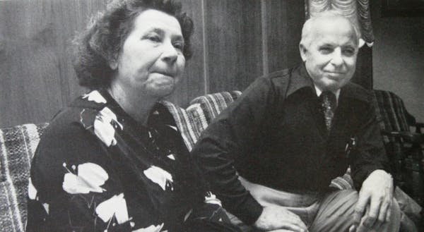 Nadia and Michael Karkoc, wife and husband, taken in 1982, from a publication called “Survivors. Political Refugees in the Twin Cities.”