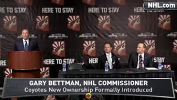 Bettman announces Coyotes sale