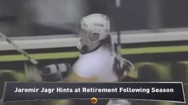 Jaromir Jagr hints at retirement