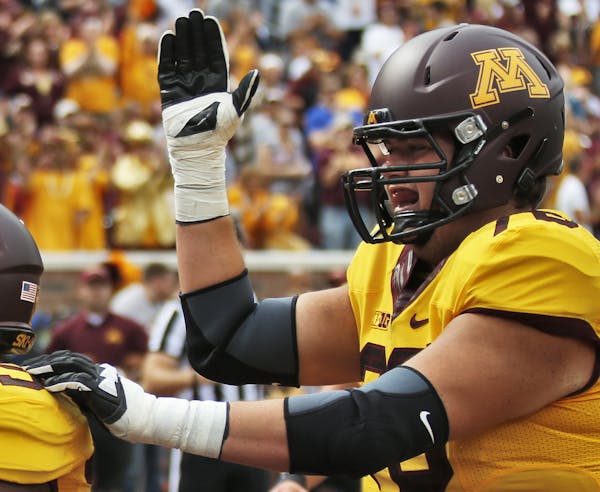 Redshirt freshman tackle Ben Lauer has played his way into the starting lineup, and the Gophers now rank third in the Big Ten is rushing offense at 28