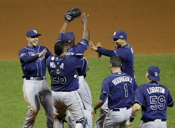 Rays blank Indians in AL Wild Card game