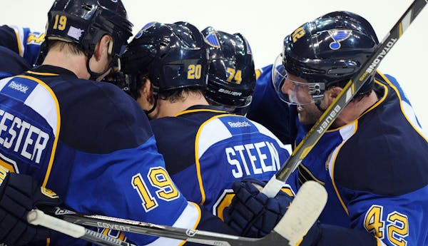 NHL highlights: Blues stay perfect; Flames' hot start