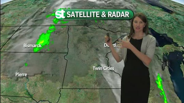 Afternoon forecast: Cloudy, cooler and fall-like