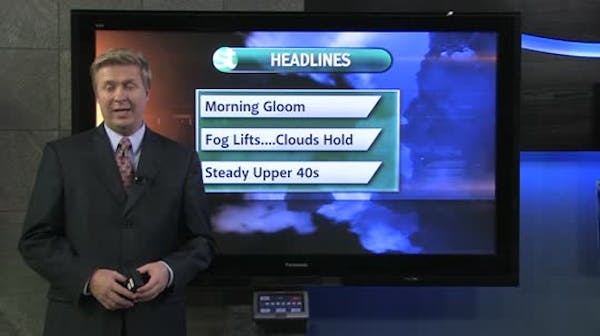 Morning forecast: Early shower, then drying out