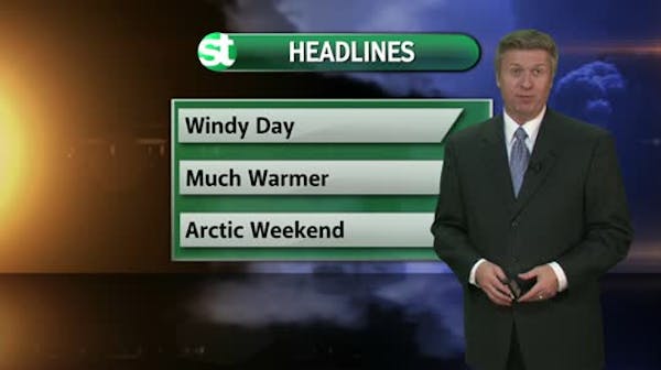 Morning forecast: Windy and warmer