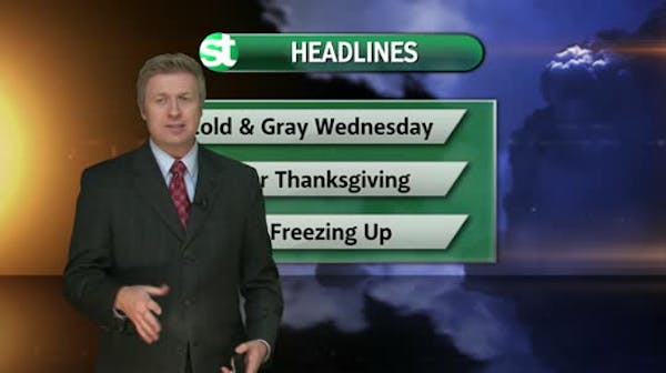 Morning forecast: Cloudy, breezy, dusting of snow