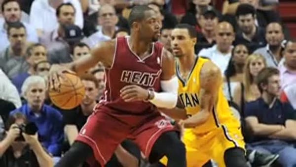 Miami turns up the heat late vs. Pacers