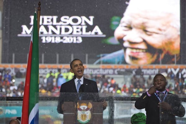 Mandela event interpreter: I was hallucinating